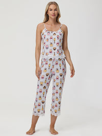 Print Cami Pajama Set