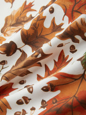 Autumn Leaves Short Pajamas Set