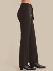 Mid Rise Flare Pants