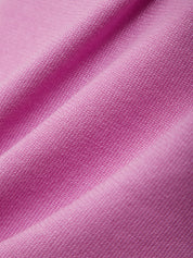 Close-up of pink fabric with visible texture