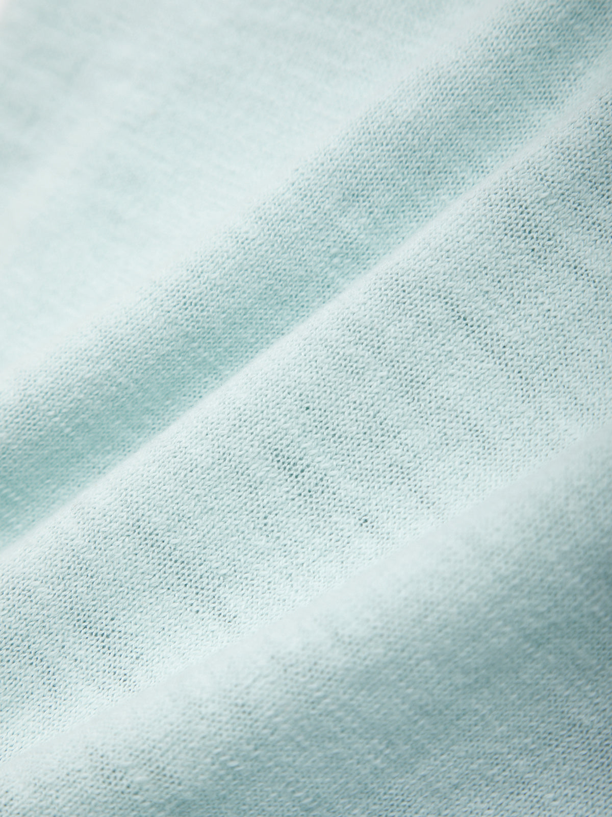 Close-up of light blue fabric texture