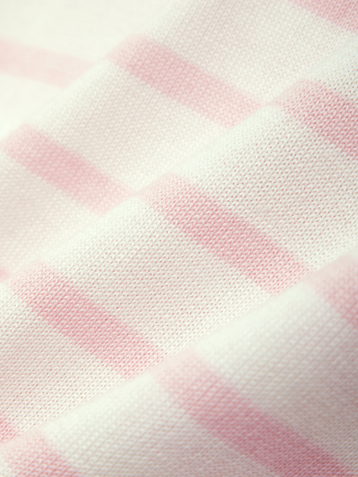 Close-up of pink and white checkered fabric