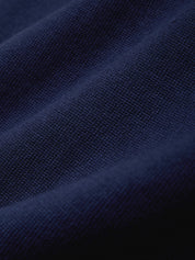 Close-up of dark blue fabric texture