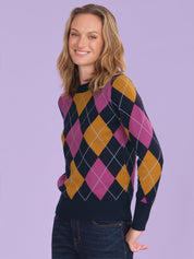 Argyle Crewneck Sweater