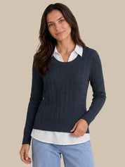 Madison Mixed Media Sweater