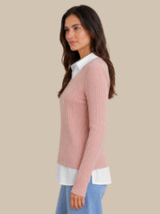 Madison Mixed Media Sweater