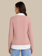 Madison Mixed Media Sweater