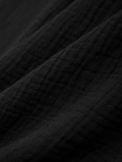 Close-up of black textured fabric