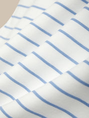 Embroidery Stripe Tee