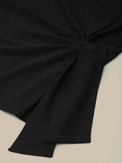 Side Tie Short Sleeve Top