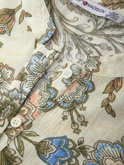 Floral Long Sleeve Popover Blouse