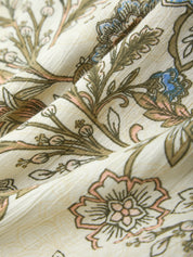 Floral Long Sleeve Popover Blouse