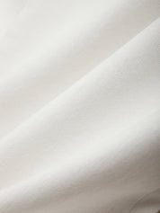 Close-up of textured white fabric