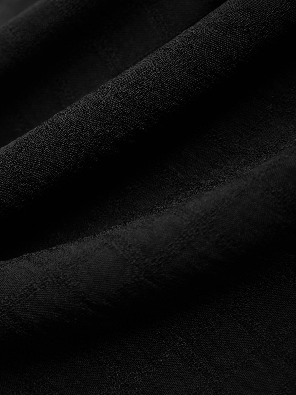 Close-up of black textured fabric