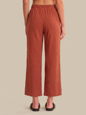 Drawstring Wide Leg Pants