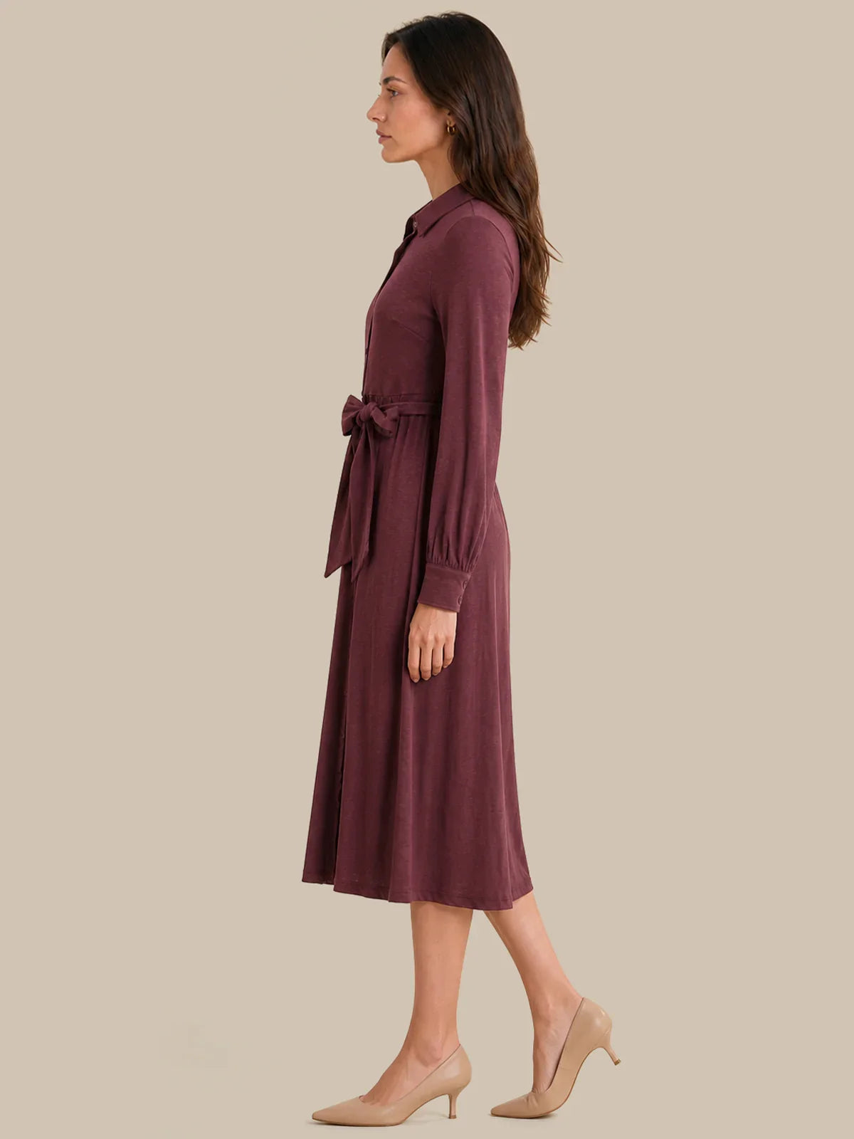 windsor midi dress Effortless Grace Chiffon hugging silhouette Clarabelle Sweetheart A-Line Midi Formal