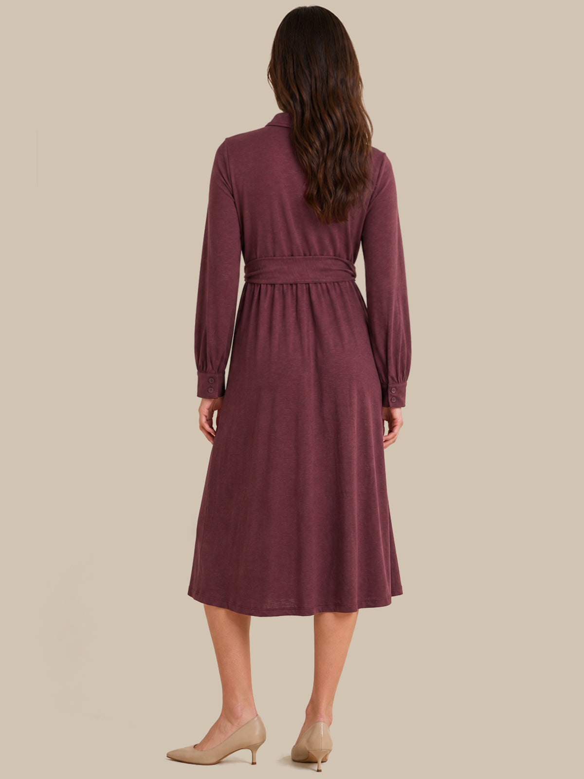 Belted Shirt Dress