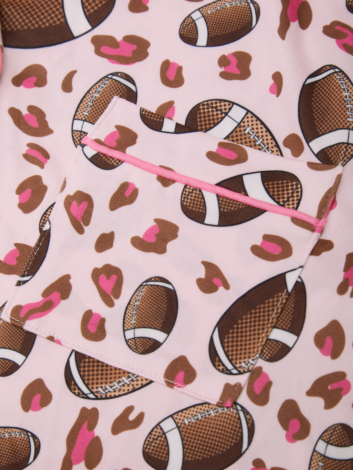 Print Short Sleeve Pajamas Set
