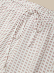 Contrast Piping Long Sleeve Pajamas Set