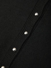 Tie Neck Short Sleeve Cardigan