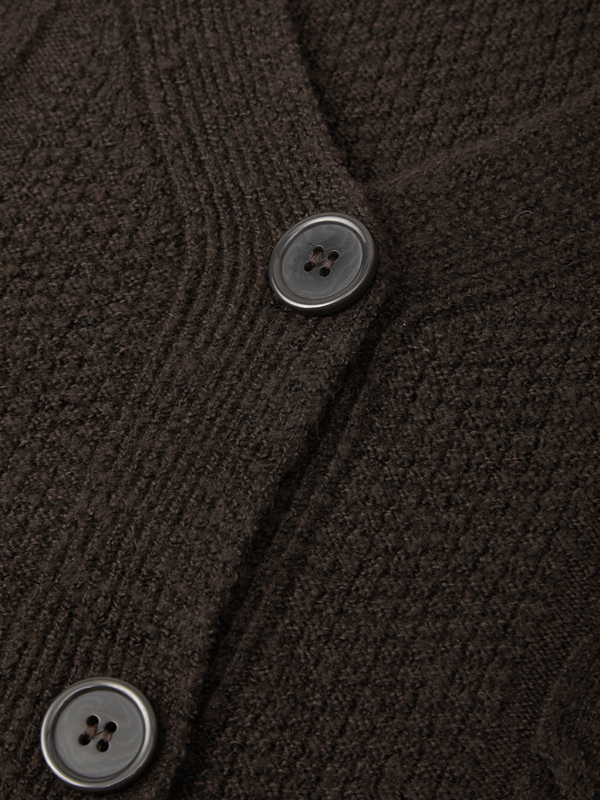 Cable Knit V-Neck Cardigan