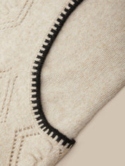 J-Pocket Bobble Knit Cardigan