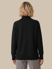 Raglan Sleeve Crewneck Sweater