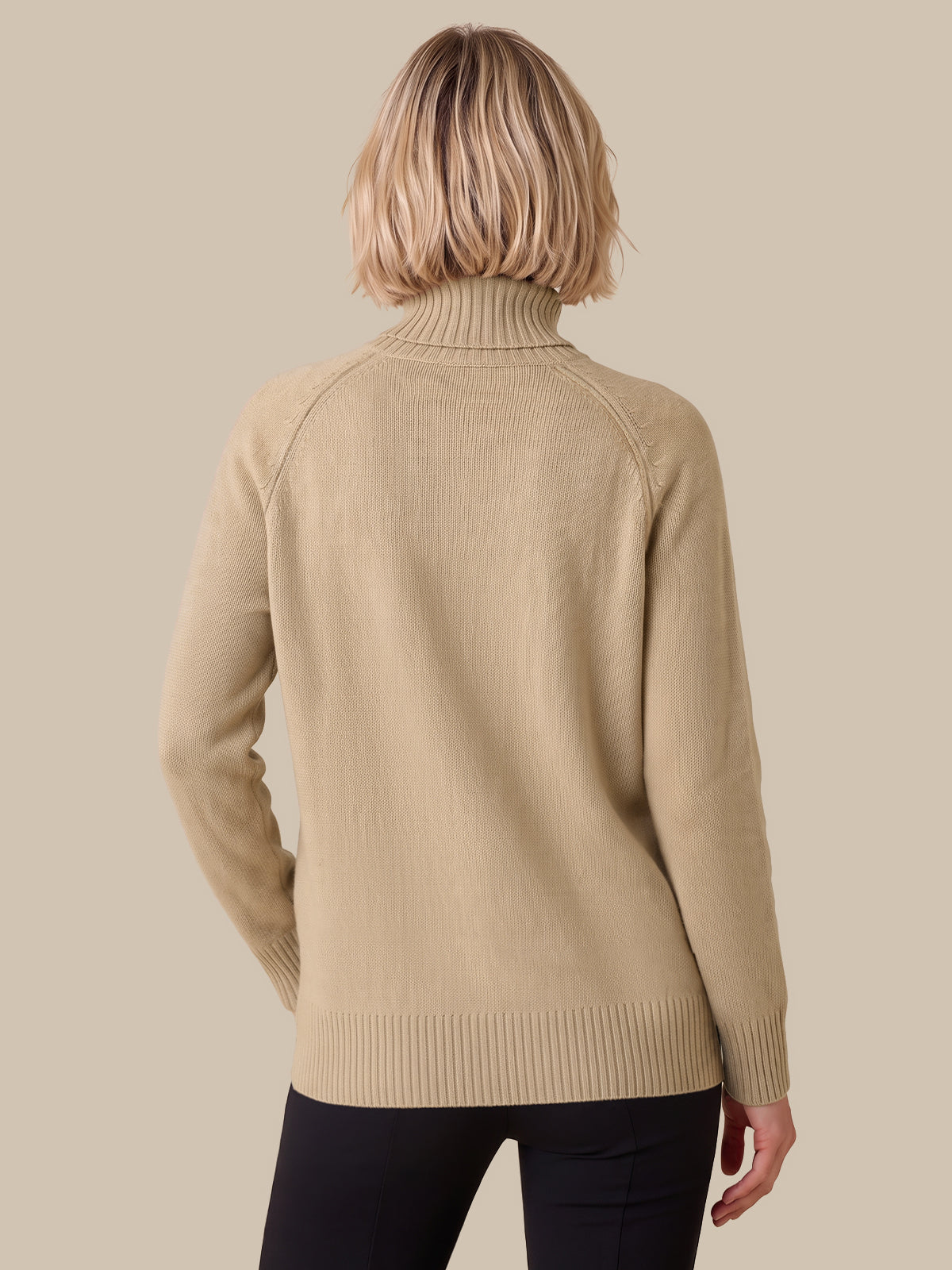 Raglan Sleeve Crewneck Sweater
