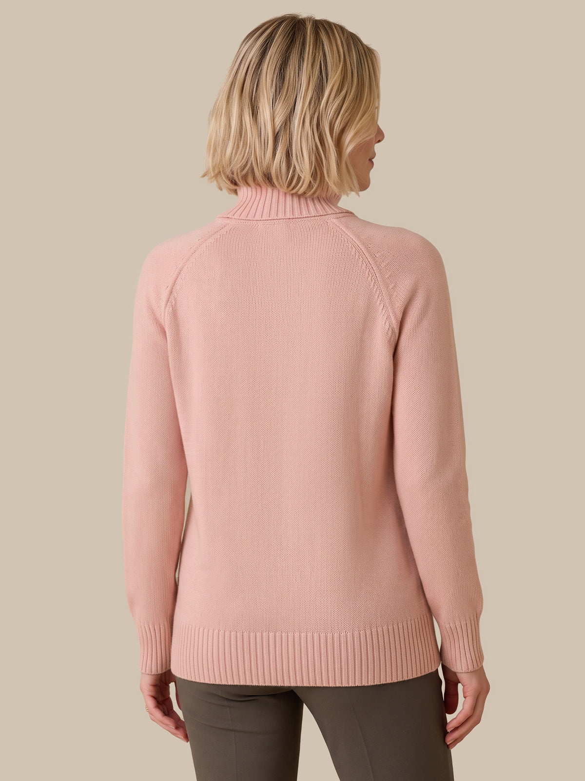Raglan Sleeve Crewneck Sweater