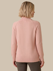 Raglan Sleeve Crewneck Sweater