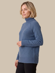Raglan Sleeve Crewneck Sweater