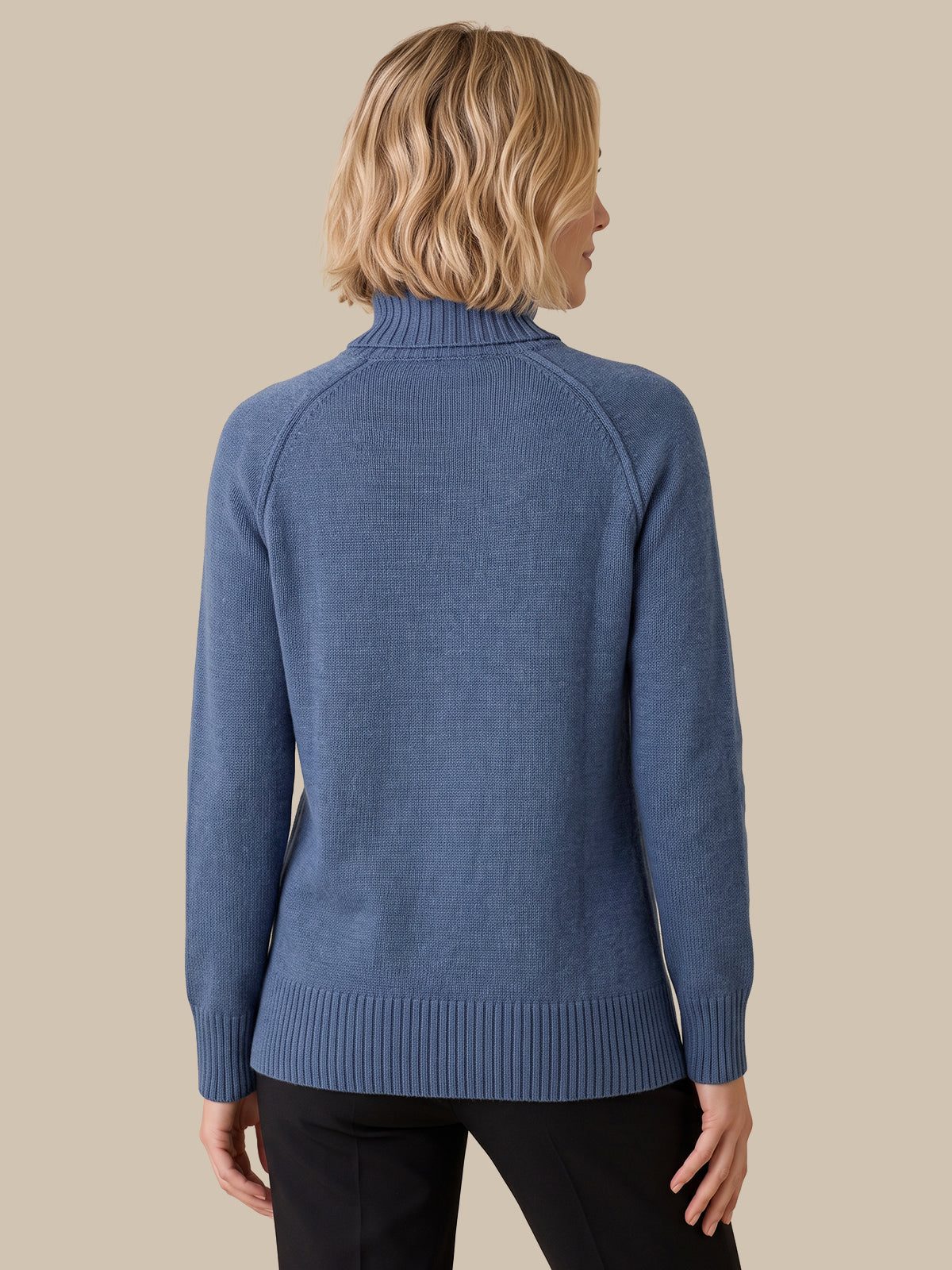 Raglan Sleeve Crewneck Sweater