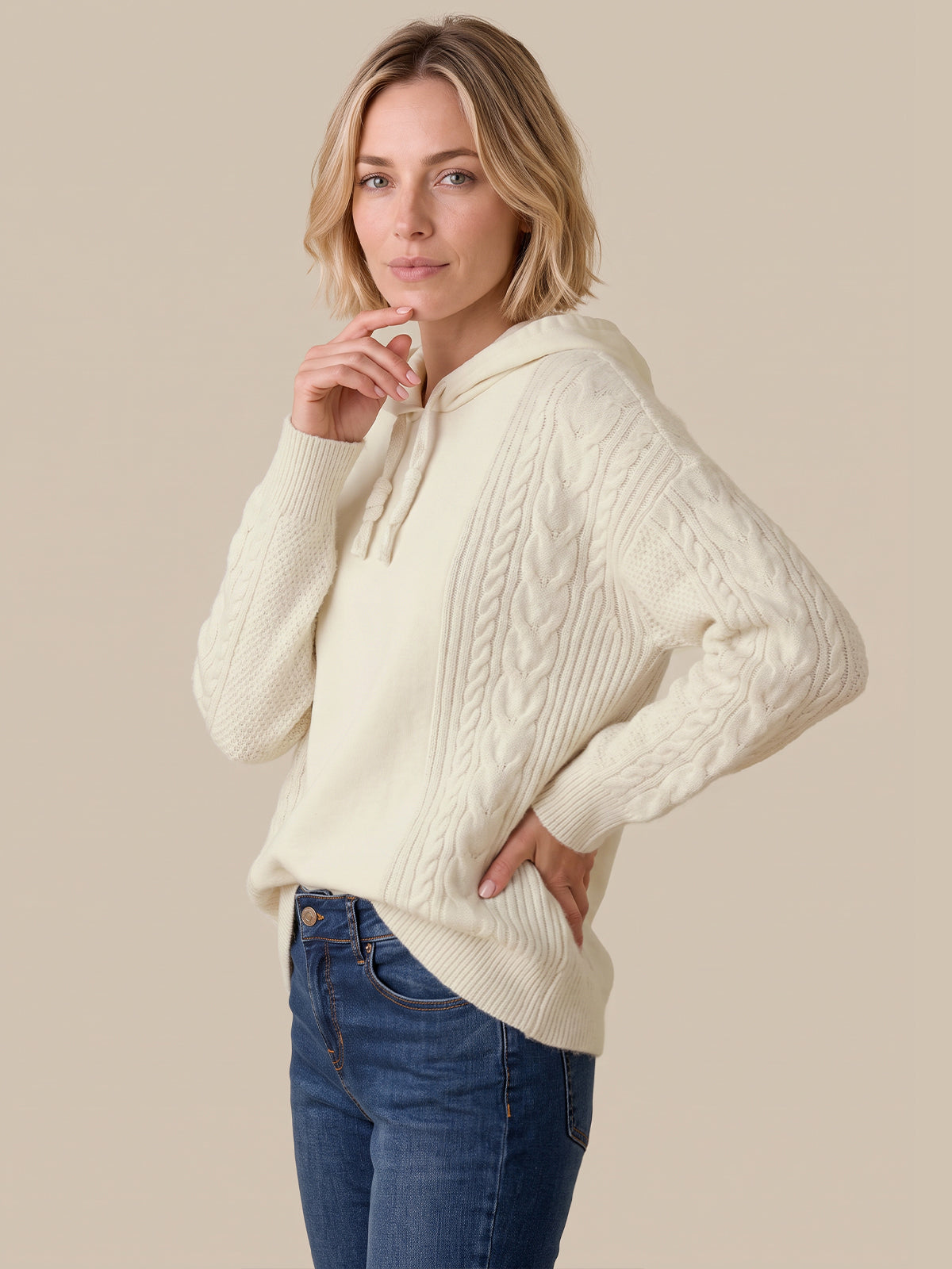 Terry Sweater Hoodie