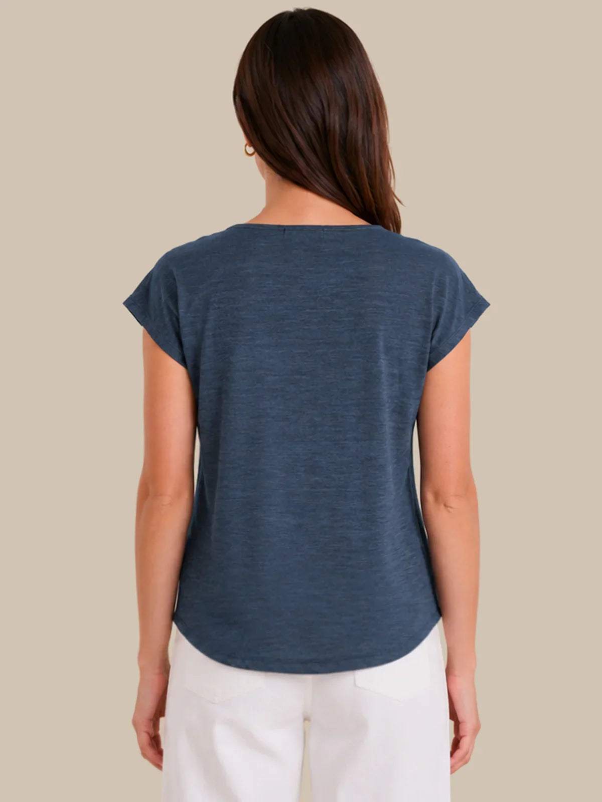 89th & Madison Zip Detail Dolman Sleeve Top