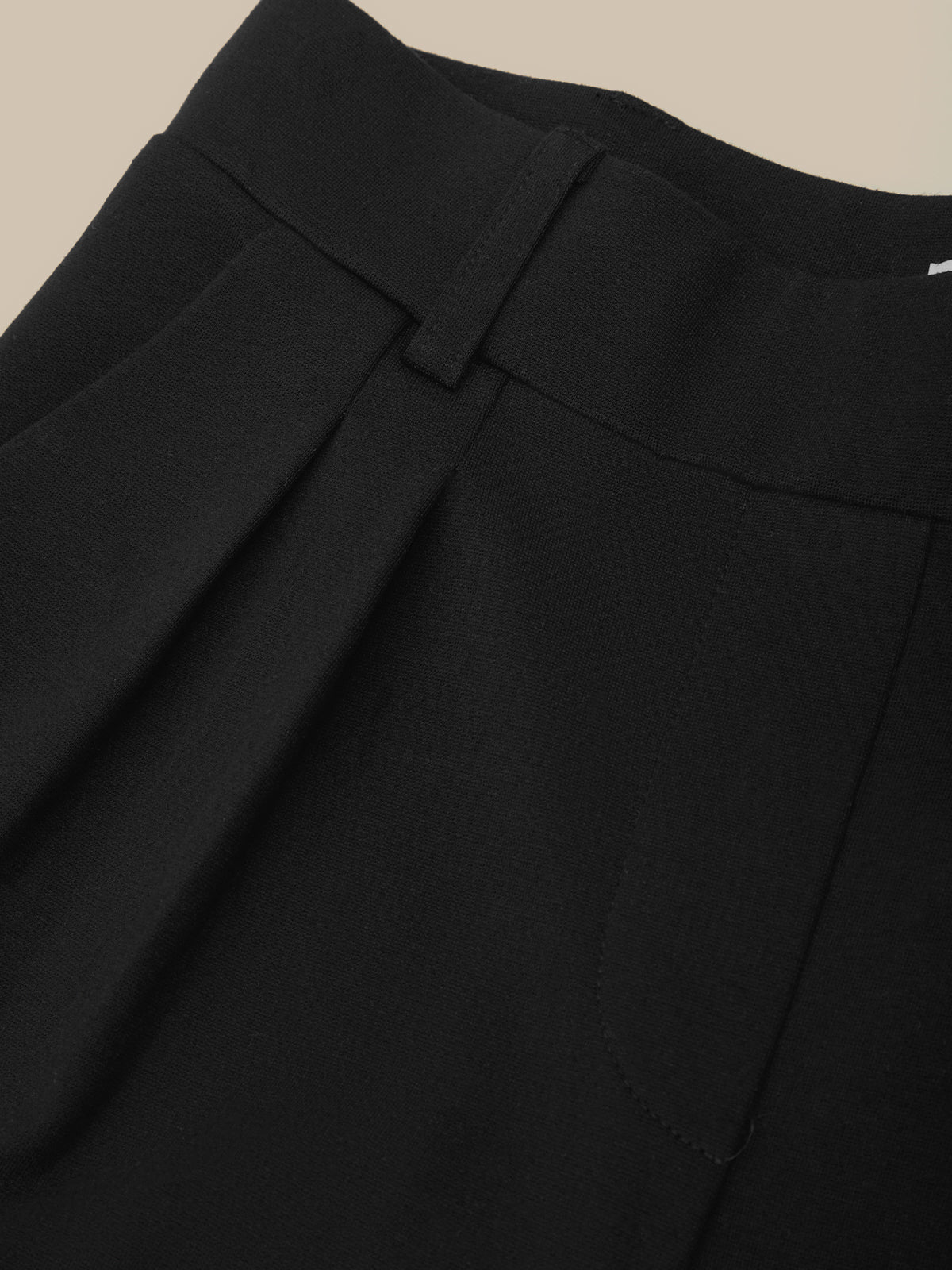 Luxe Ponte Straight Pull-On Pants