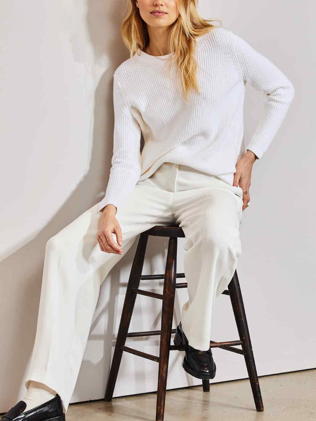 Crewneck Cotton Sweater