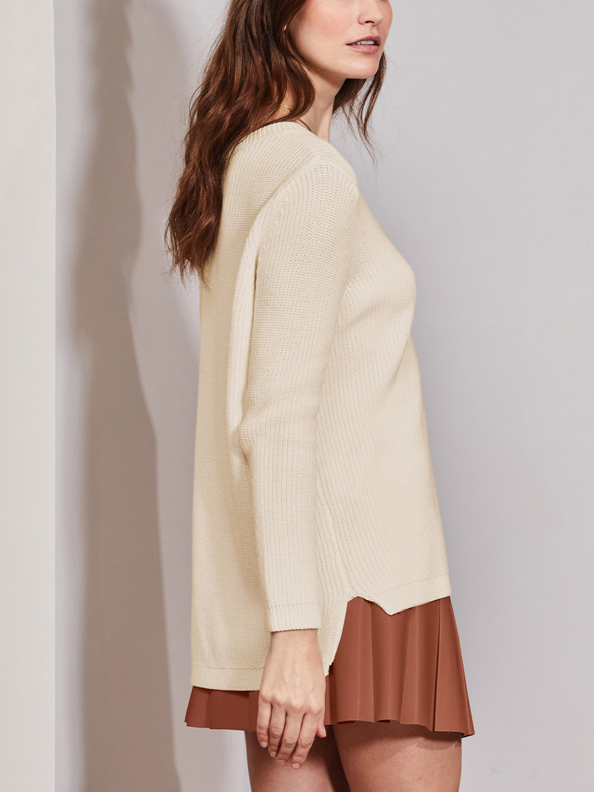 Crewneck Cotton Sweater