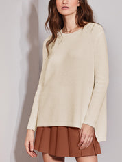 Crewneck Cotton Sweater