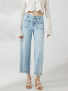 Cropped Wide Leg Jeans