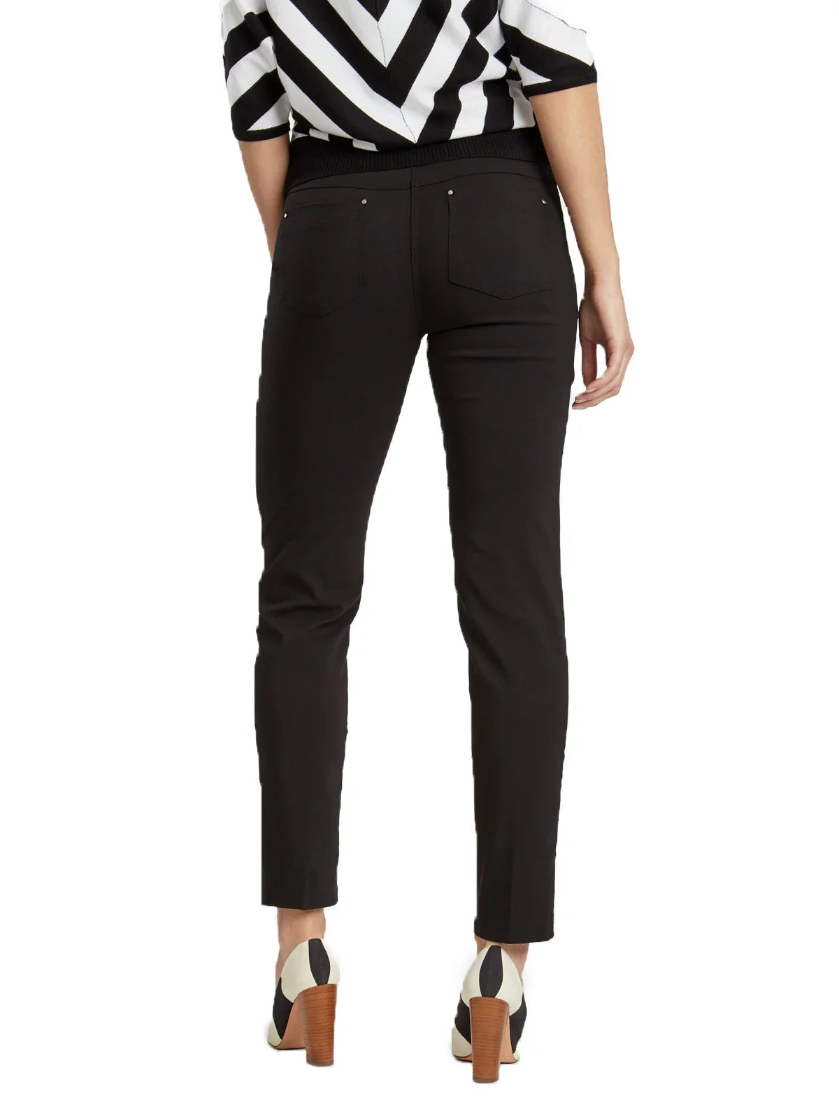 Millennium Faux Pocket Little Black Pants